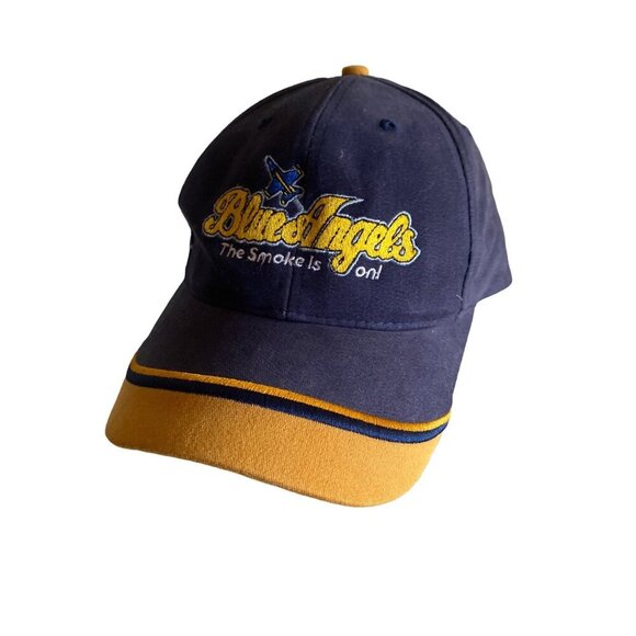 Blue Angels The Smoke is On Hat Cap Adjustable - Picture 1 of 5